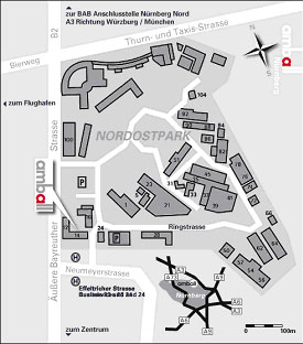 Lageplan Nuernberg