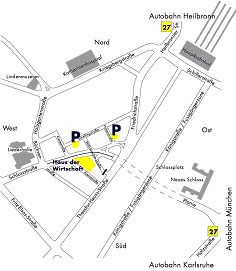 Lageplan Stuttgart